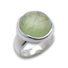 bague prehnite argent