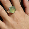 bague prehnite verte