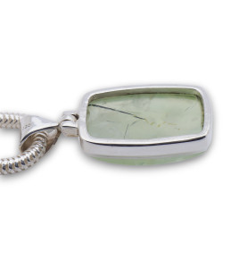 préhnite verte pendentif