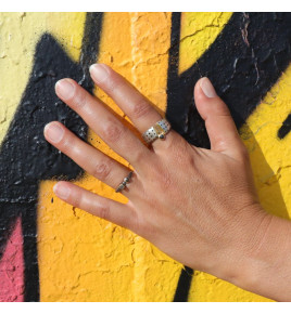 bague créateur argent