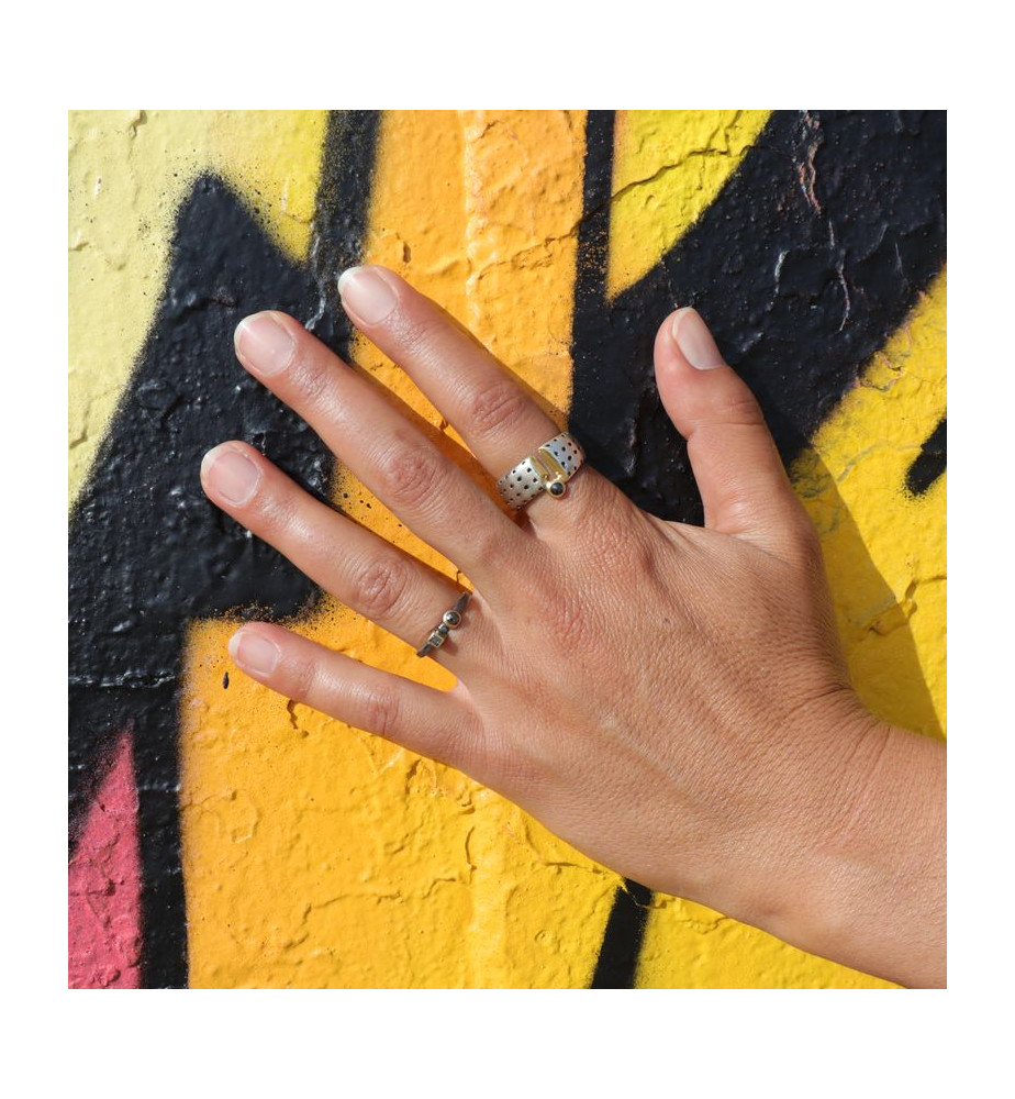 bague créateur argent