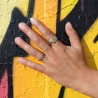 bague créateur argent