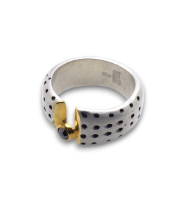 bague argent diamant femme