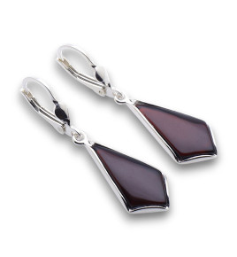 boucles d'oreilles ambre