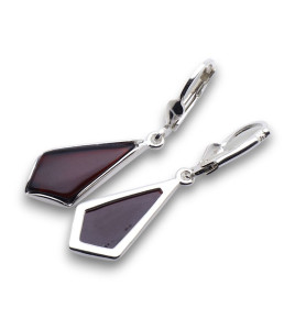 boucle d'oreille ambre