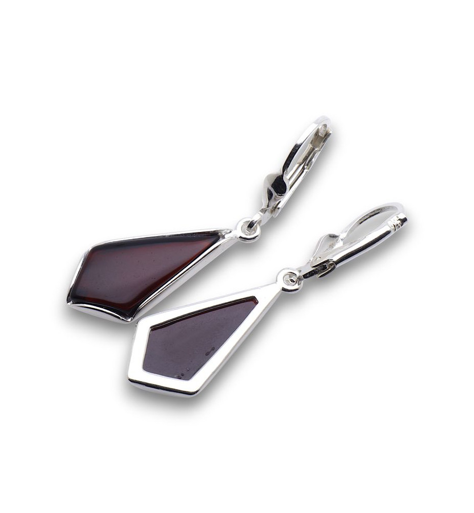 boucle d'oreille ambre