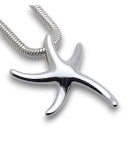 etoile de mer pendentif argent