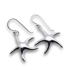 boucles d'oreilles étoile de mer