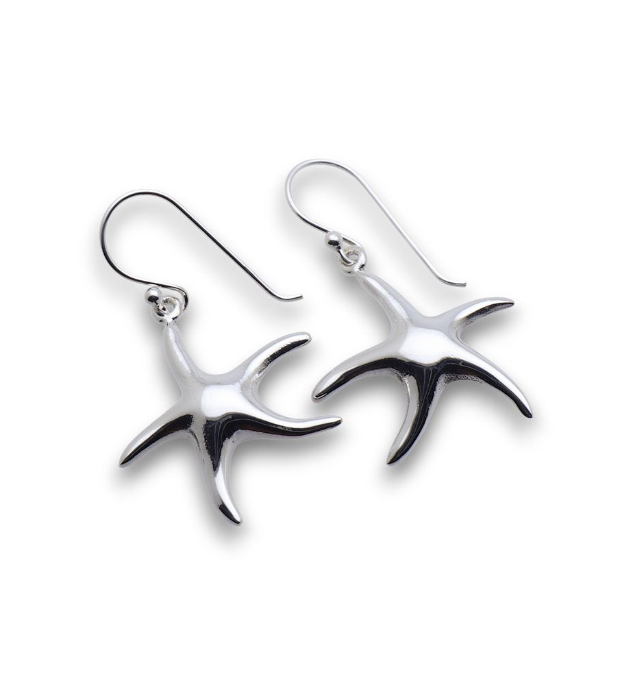boucles d'oreilles étoile de mer