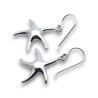 boucles d oreilles étoile de mer argent