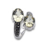 bague quartz lemon argent