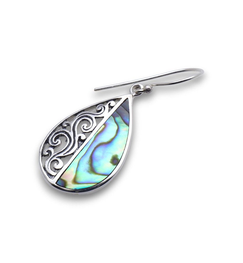 boucles d oreilles abalone