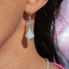boucles pendantes nacre