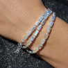 bracelet argent fin