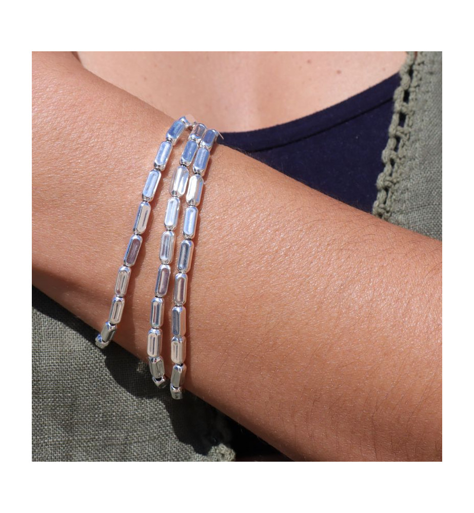 bracelet perles argent 925
