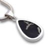 pendentif pyrite ardoise argent