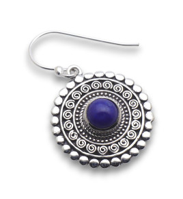 bijoux boucle d oreille lapis lazuli