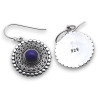 boucles d'oreilles lapis lazuli argent