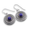 boucles d'oreilles lapis lazuli argent 925