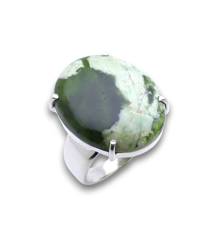 bague pierre verte