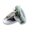 bague argent avec pierre calcédoine