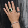 calcédoine chrome bijoux