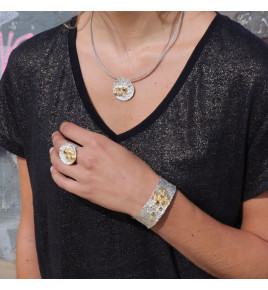 bracelet argent diamant