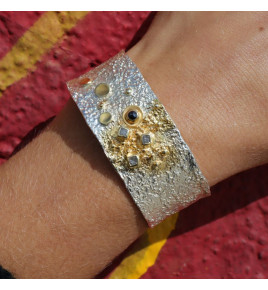 bracelet argent diamant femme