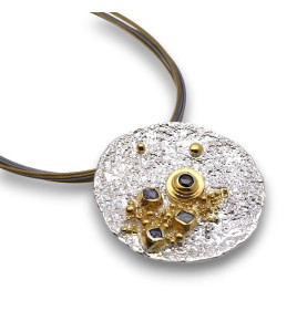 pendentif diamant brut