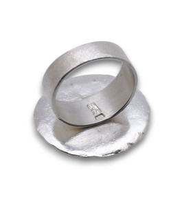 bague argent diamant femme