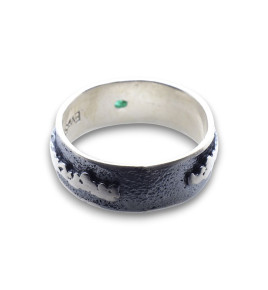 bague émeraude argent 925