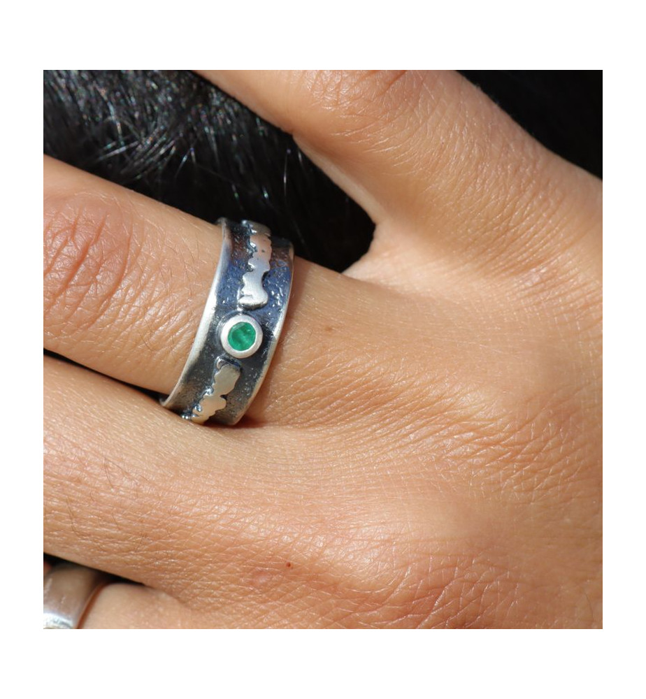 émeraude bague creation