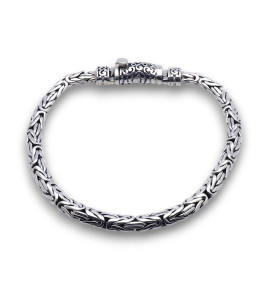 bracelet homme argent grosse maille