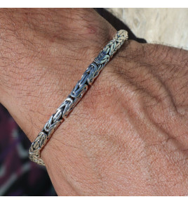 bracelet argent pour homme