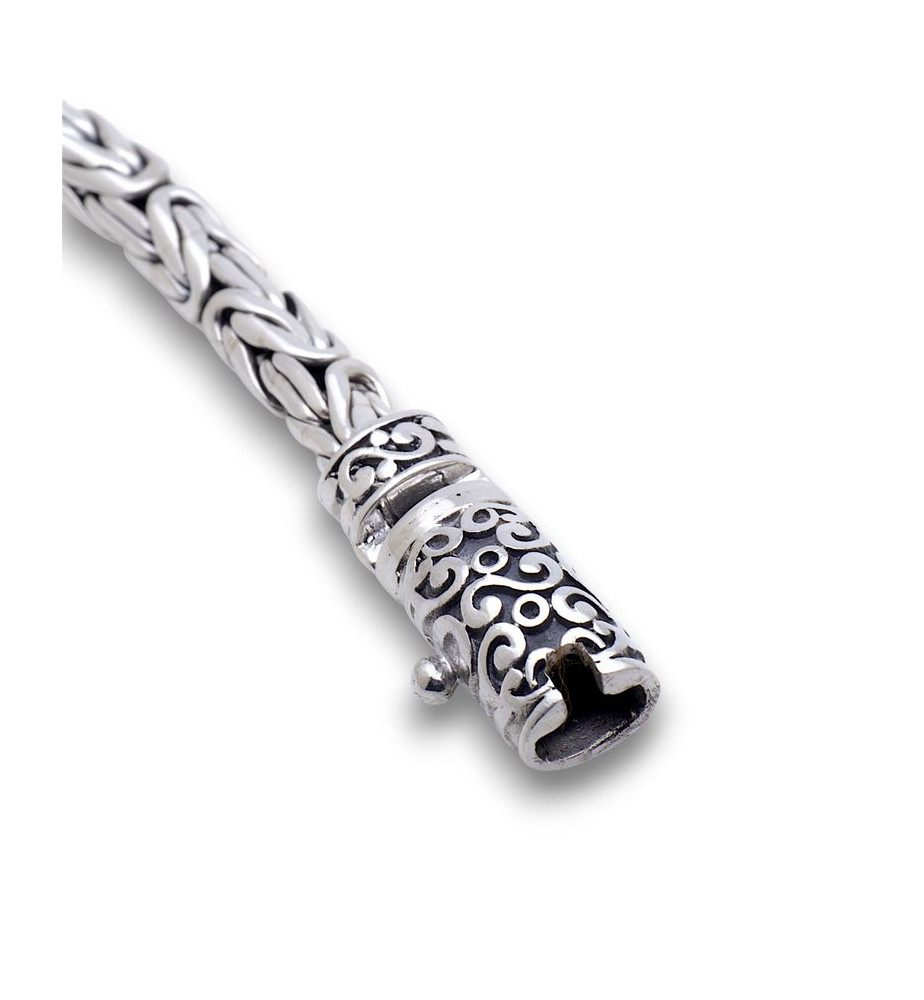 bracelet homme argent massif