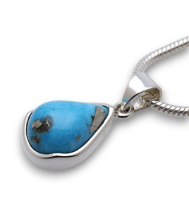 pendentif turquoise homme
