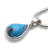pendentif turquoise homme