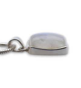 pierre de lune pendentif argent