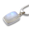 pendentif argent pierre de lune