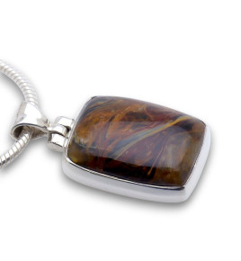 pendentif pietersite argent