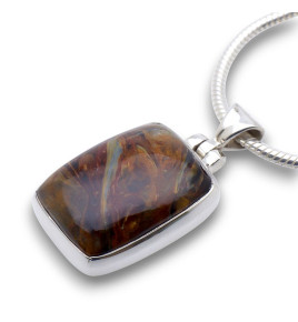 pendentif pietersite argent femme
