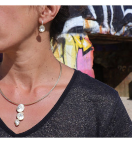 boucles d'oreilles argent originales