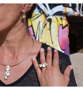 boucle d'oreille argent créateur