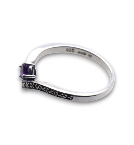 améthyste bague femme