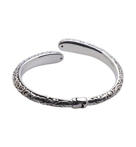 bracelet jonc argent