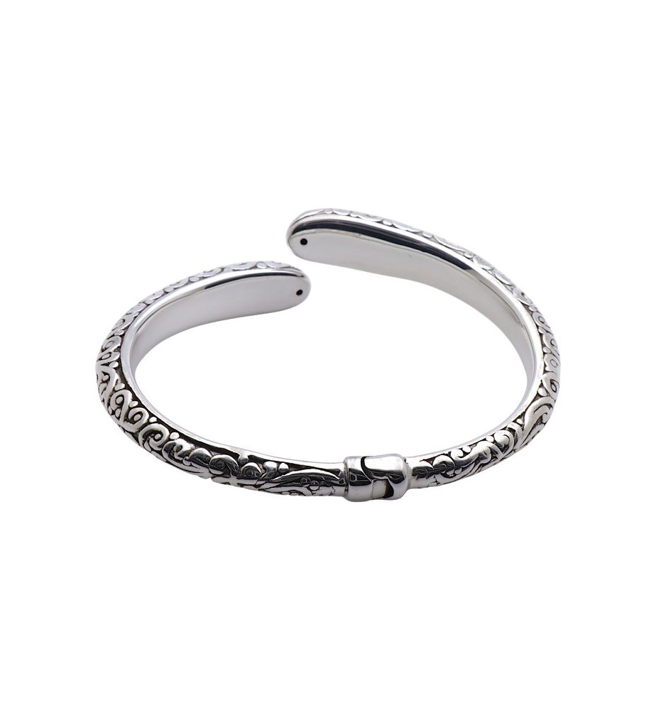 bracelet jonc argent