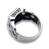 bague argent homme avec onyx