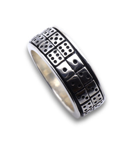 bague argent homme