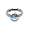 bague argent larimar