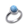 bague argent larimar